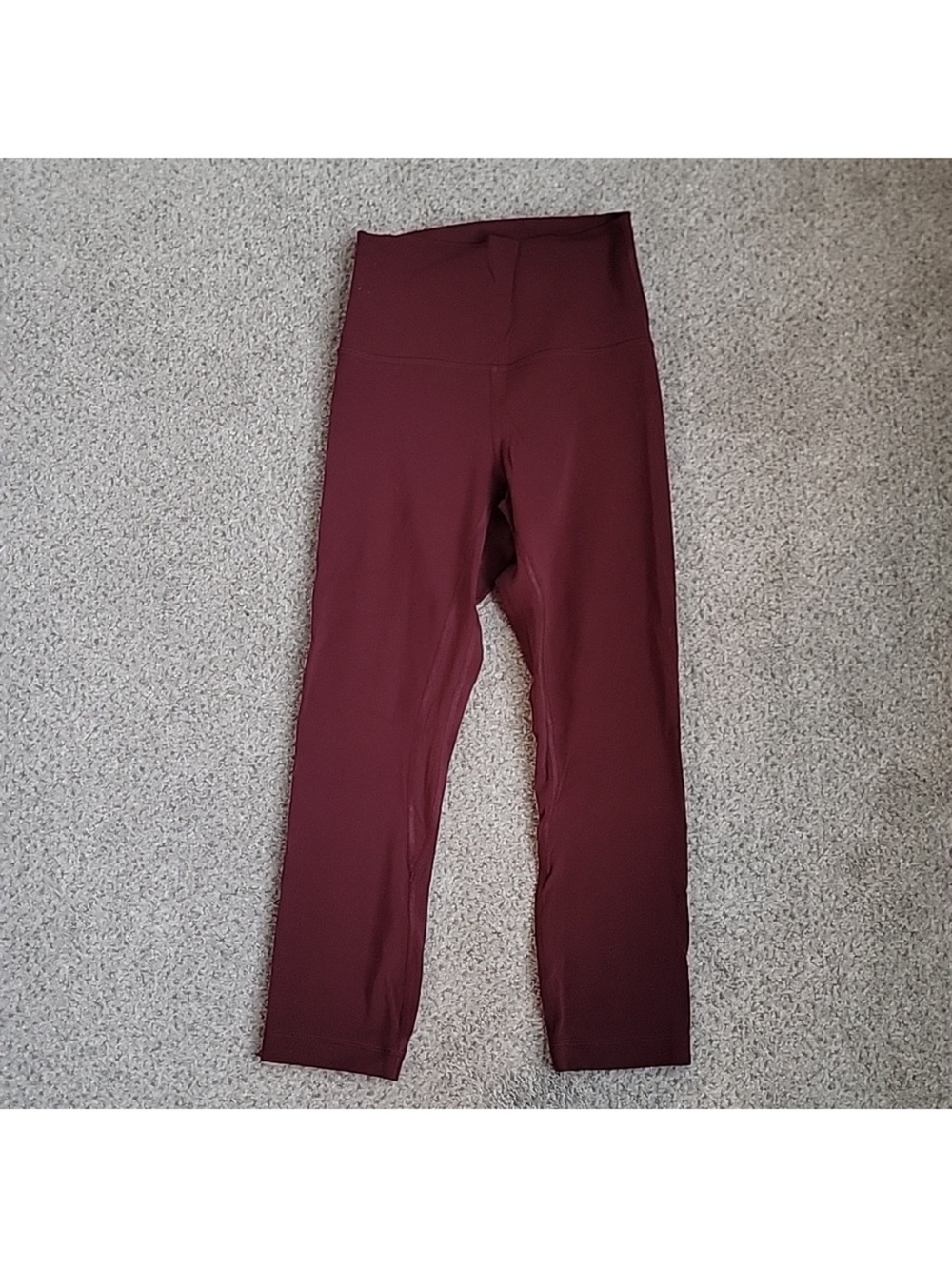 Lululemon Align Crop 19” Deep Rouge - Picture 4 of 7